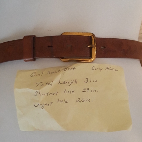 Vintage Accessories Price Drop Today Only Rare Vtg Girl Scout Belt